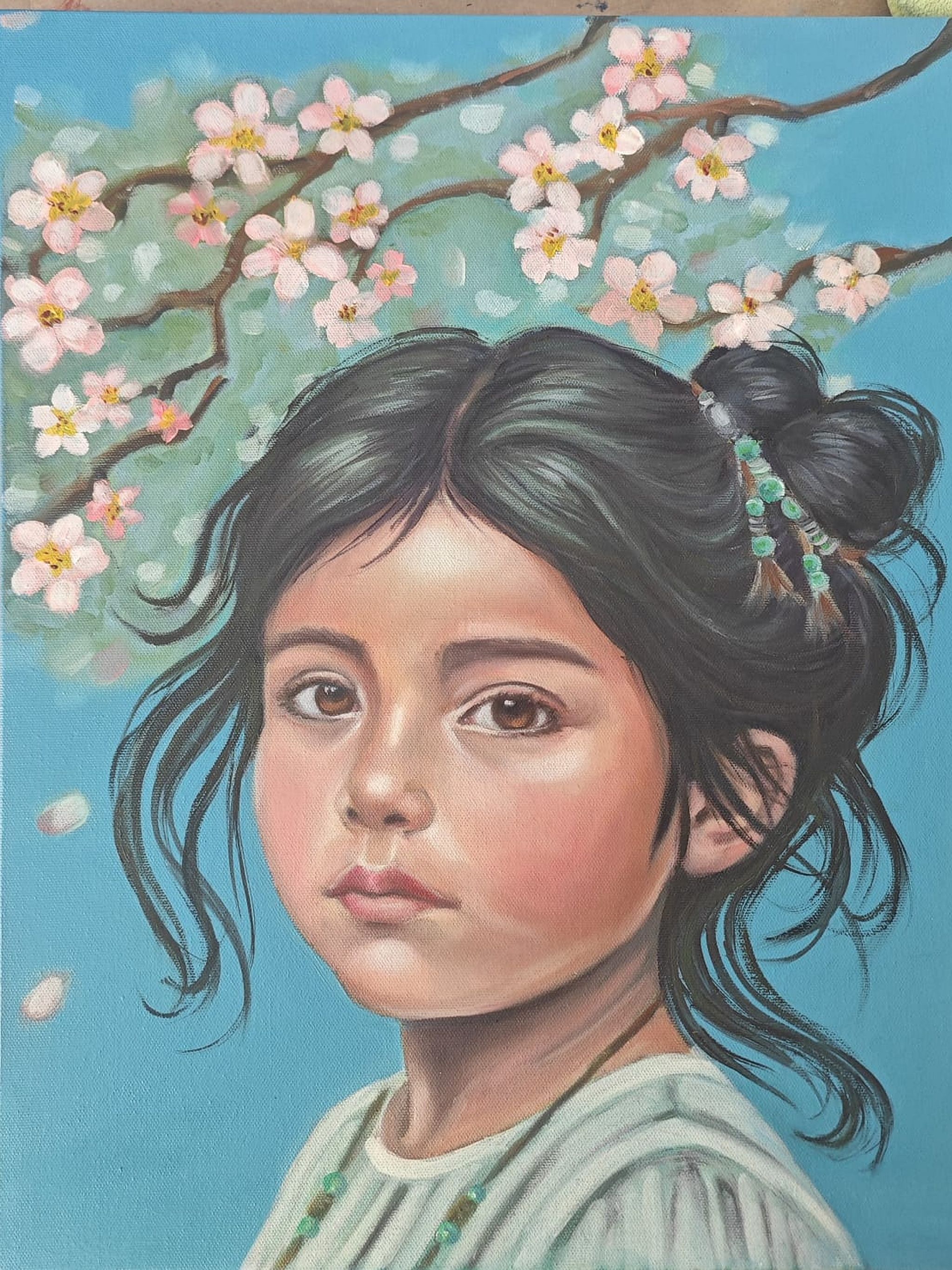 Blossom, original painting by Eva Gilardi