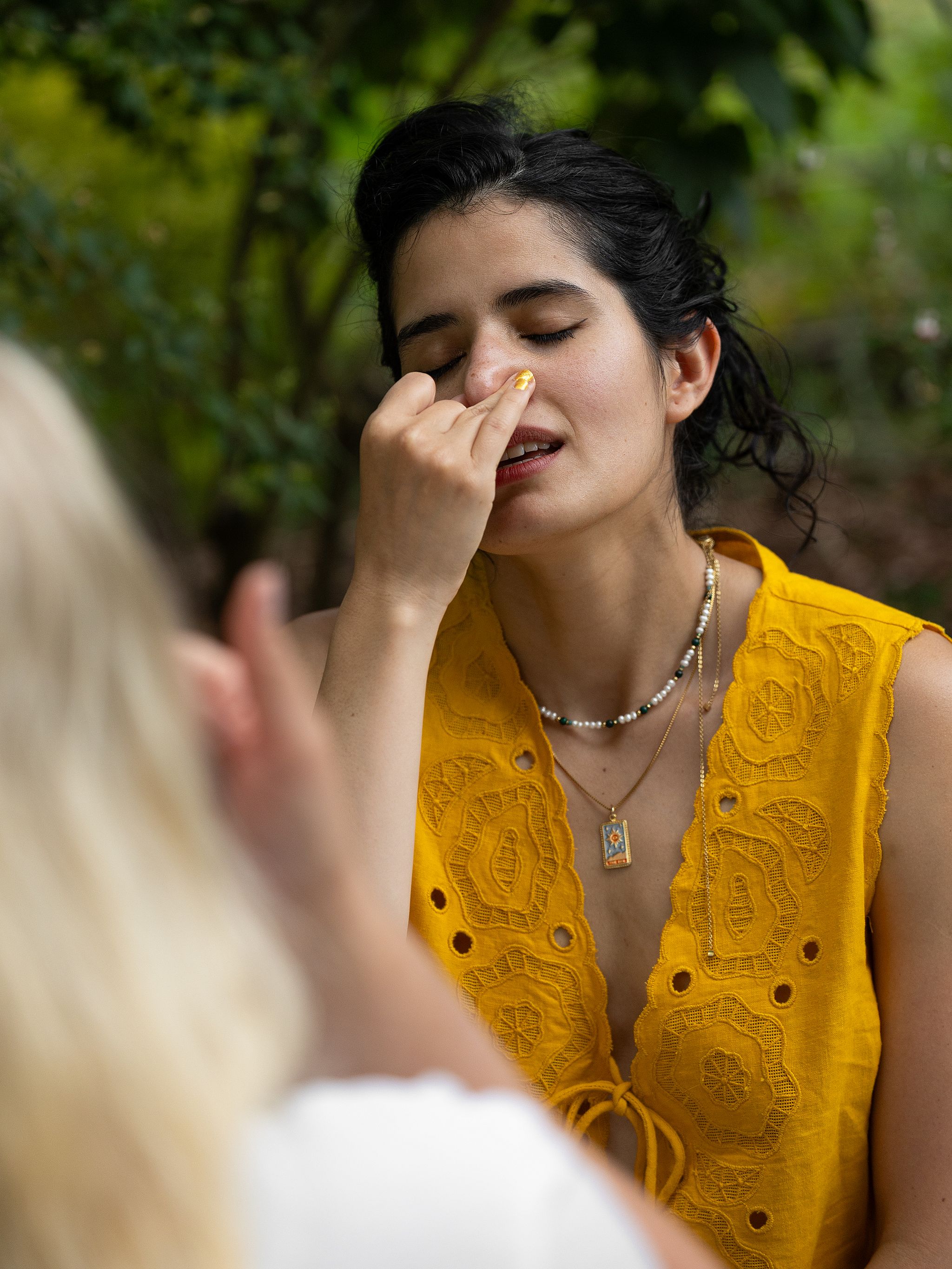 Breathwork and pranayama session