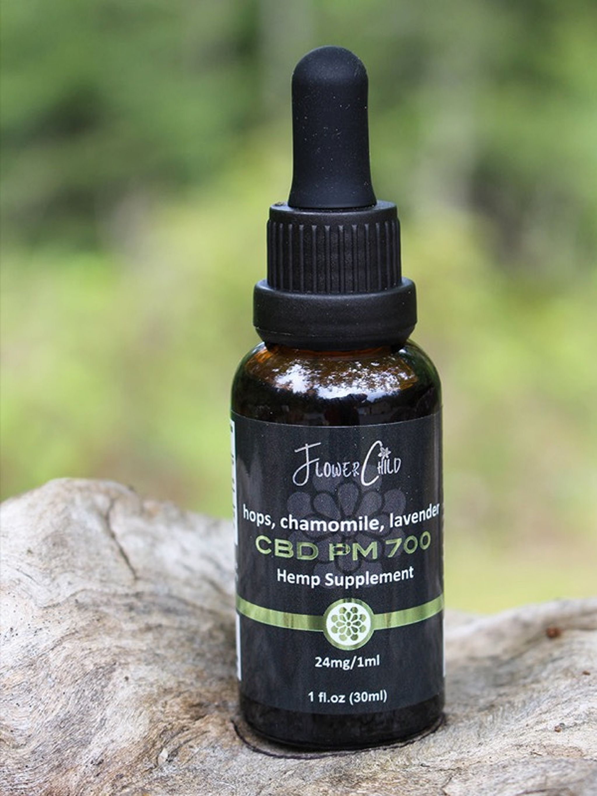 Flower Child Sleep CBD PM 700 bottle for large dogs